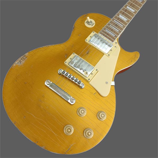 agedantique electric guitar, nitrocellulose finish, chrome plated accessories, one head, one piece, perturbed connection, high quality
agedantique electric guitar, nitrocellulose finish, chrome plated accessories, one head, one piece, perturbed connection, high quality