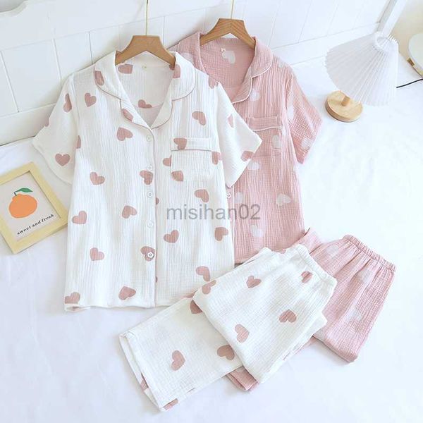 women's sleep lounge 3 colors new spring summer pajamas for women cotton crepe love print homewear set simple fresh two piece female ho
women's sleep lounge 3 colors new spring summer pajamas for women cotton crepe love print homewear set simple fresh two piece female ho