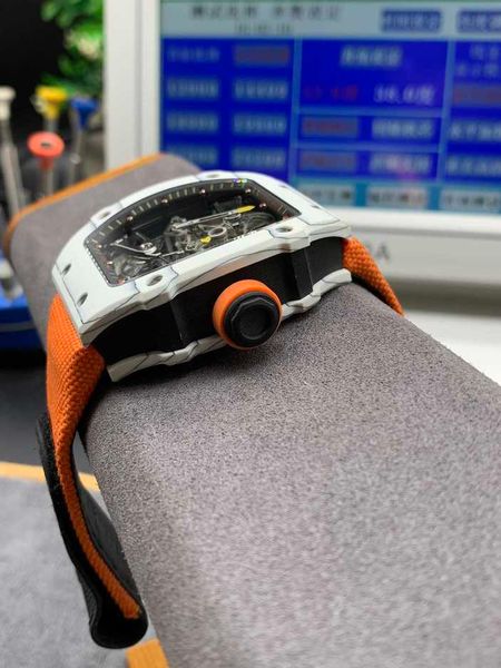 designer men wrist watch superb rm27-02 active tourbillon watches 6uva bbr factory high-end quality mechanical uhr ntpt all carbon fiber cas, Slivery;brown
designer men wrist watch superb rm27-02 active tourbillon watches 6uva bbr factory high-end quality mechanical uhr ntpt all carbon fiber cas, Slivery;brown