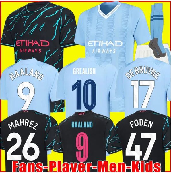23 24 haaland soccer jerseys de bruyne mans cities grealish grealish mahrez foden manchesters 2023 2024 fans player version football shirt m, Black
23 24 haaland soccer jerseys de bruyne mans cities grealish grealish mahrez foden manchesters 2023 2024 fans player version football shirt m, Black