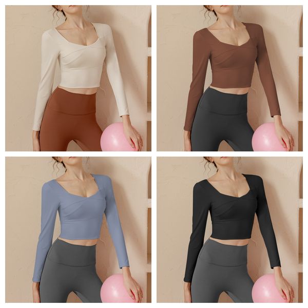nude style pilates skincare yoga suit spring, autumn, and winter running sports women's long sleeve quick drying fitness clothes, White;red
nude style pilates skincare yoga suit spring, autumn, and winter running sports women's long sleeve quick drying fitness clothes, White;red