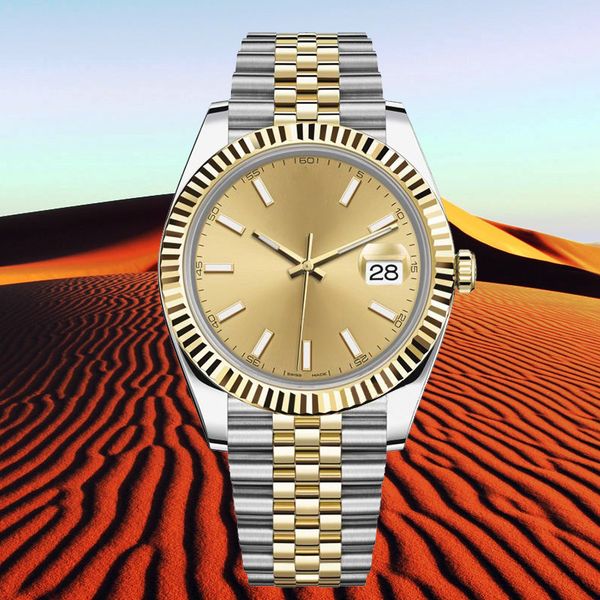36/41mm 904l men's automatic sports machinery watch stainless steel illuminated waterproof watch sapphire business classic women quartz, Slivery;brown
36/41mm 904l men's automatic sports machinery watch stainless steel illuminated waterproof watch sapphire business classic women quartz, Slivery;brown