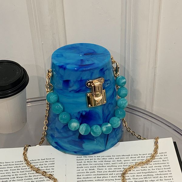 evening bags marbling acrylic women's small handbag and purse beads handle tote designer chain shoulder crossbody bags for women 230726
evening bags marbling acrylic women's small handbag and purse beads handle tote designer chain shoulder crossbody bags for women 230726
