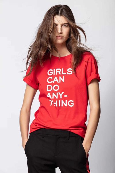 zadig voltaire designer tee shirt cotton classic english letter flocking printed cotton short sleeve t-shirt women weart shirt classic fashi, White
zadig voltaire designer tee shirt cotton classic english letter flocking printed cotton short sleeve t-shirt women weart shirt classic fashi, White