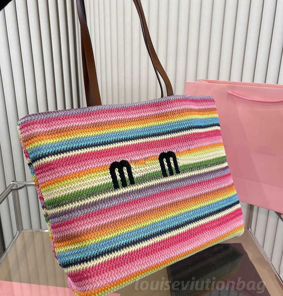 designer bags miao new commuter tote bag premium grass woven beach bag beach resort women's bag miu shoulder bags 103707
designer bags miao new commuter tote bag premium grass woven beach bag beach resort women's bag miu shoulder bags 103707