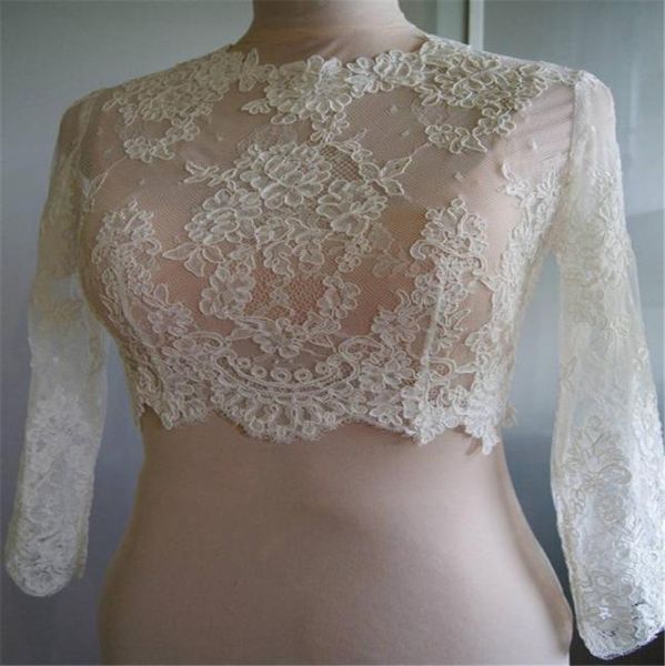 bridal wraps modest alencon lace crystals long sleeves wedding bridal bolero wedding dresses custom made sheer lace appl6174472, White
bridal wraps modest alencon lace crystals long sleeves wedding bridal bolero wedding dresses custom made sheer lace appl6174472, White