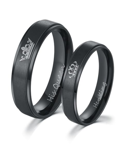 lover ring his queen her king stainless steel jewelry couple rings wedding ring black8230242, Silver
lover ring his queen her king stainless steel jewelry couple rings wedding ring black8230242, Silver