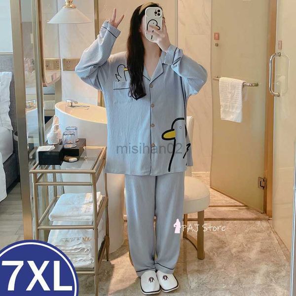 women's sleep lounge 7xl oversized women sleepwear cotton pajamas long pants long sleeved autumn winter ladies loungewear home clothing
women's sleep lounge 7xl oversized women sleepwear cotton pajamas long pants long sleeved autumn winter ladies loungewear home clothing