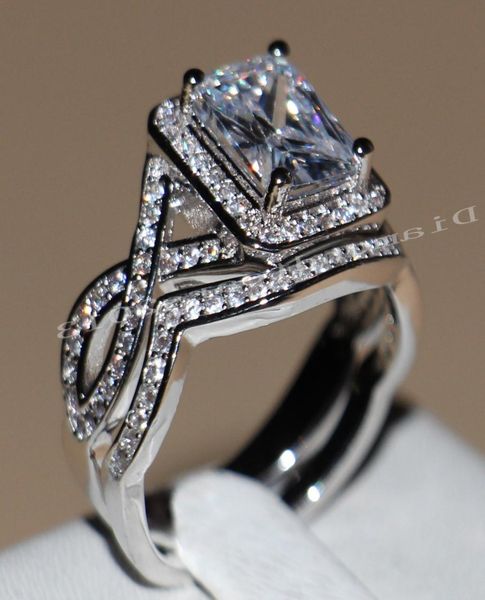 4ct 2016 new popular jewelry 10kt white gold filled z simulated diamond princess women wedding engagement rings set for women 7913793, Silver
4ct 2016 new popular jewelry 10kt white gold filled z simulated diamond princess women wedding engagement rings set for women 7913793, Silver