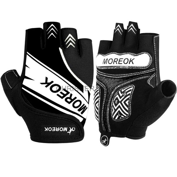 Image of Cycling Gloves Cycling Gloves Half Finger Biking Glove DH Road Bicycle Gloves Gel Pad Shock-Absorbing Anti-Slip Breathable MTB Gloves Men Women x0726