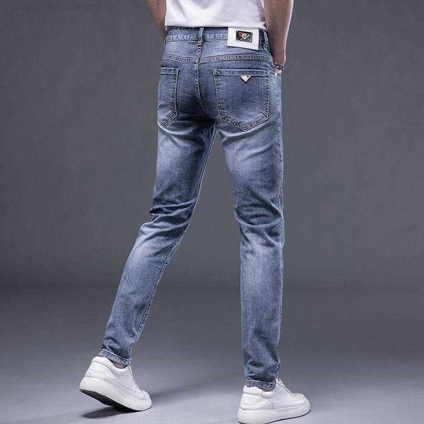 designer jeans for men jeans mens spring and summer thin slim fit small feet elastic leisure trend high-end brand mix and match pants, Blue
designer jeans for men jeans mens spring and summer thin slim fit small feet elastic leisure trend high-end brand mix and match pants, Blue