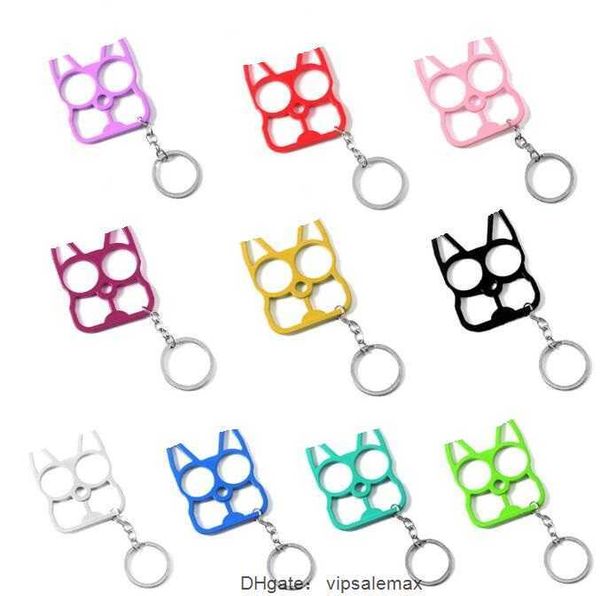 10 colors multifunctional defense cat keychain cartoon cats finger tiger set two buckle self-defense broken windows machine buckle pendant, Silver
10 colors multifunctional defense cat keychain cartoon cats finger tiger set two buckle self-defense broken windows machine buckle pendant, Silver