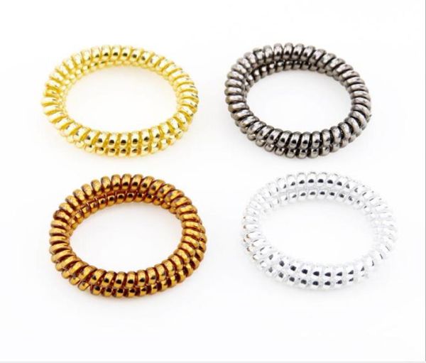 metallic elastic spiral shape ponytail hair ties plastic spring gum hairband rubber band hair ring 7218066, Slivery;white
metallic elastic spiral shape ponytail hair ties plastic spring gum hairband rubber band hair ring 7218066, Slivery;white