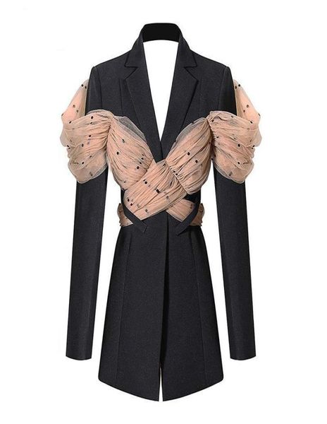 women backless ladies black blazer coat belt mesh bow stitching women039s suit jacket irregular long ne5o suits blazers3813633, White;black
women backless ladies black blazer coat belt mesh bow stitching women039s suit jacket irregular long ne5o suits blazers3813633, White;black