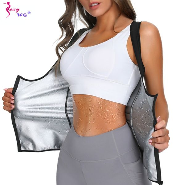 women's tanks camis sexywg women slimming sauna shirt body shaper waist trainer sweat corset with zipper gym fitness tank sport vest we, White
women's tanks camis sexywg women slimming sauna shirt body shaper waist trainer sweat corset with zipper gym fitness tank sport vest we, White
