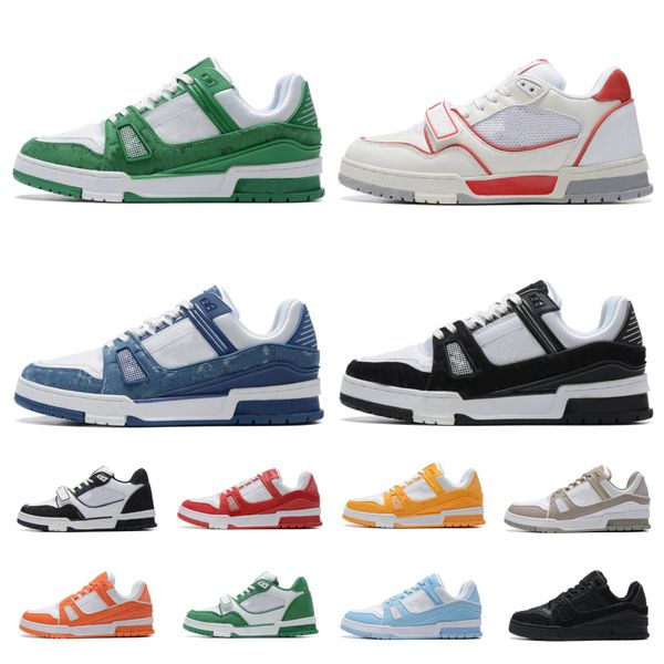 designer flat sneaker virgil trainer casual shoes denim canvas leather abloh white green red blue letter overlays fashion platform mens wome, Black
designer flat sneaker virgil trainer casual shoes denim canvas leather abloh white green red blue letter overlays fashion platform mens wome, Black