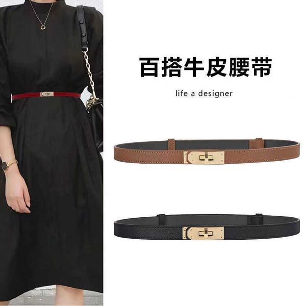 belts for women designergenuine leather thin women's lock buckle perforated kelly coat decoration skirt belt, Black;brown
belts for women designergenuine leather thin women's lock buckle perforated kelly coat decoration skirt belt, Black;brown
