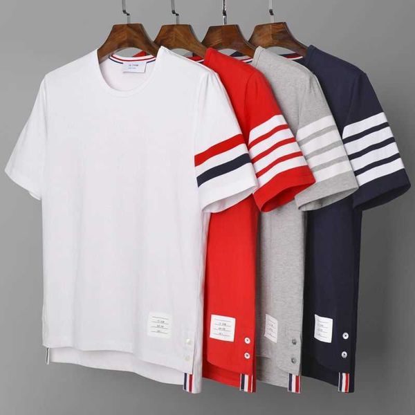 yarn dyed four bar summer new bonzero short sleeved men's t-shirt with round neck casual trend for both men and women, Black;brown
yarn dyed four bar summer new bonzero short sleeved men's t-shirt with round neck casual trend for both men and women, Black;brown