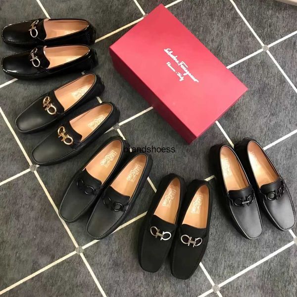 men's leather shoes with one foot pedal and bean shoes 2023 new genuine leather breathable feragamos dress shoes lazy and wear-resistan, Black
men's leather shoes with one foot pedal and bean shoes 2023 new genuine leather breathable feragamos dress shoes lazy and wear-resistan, Black