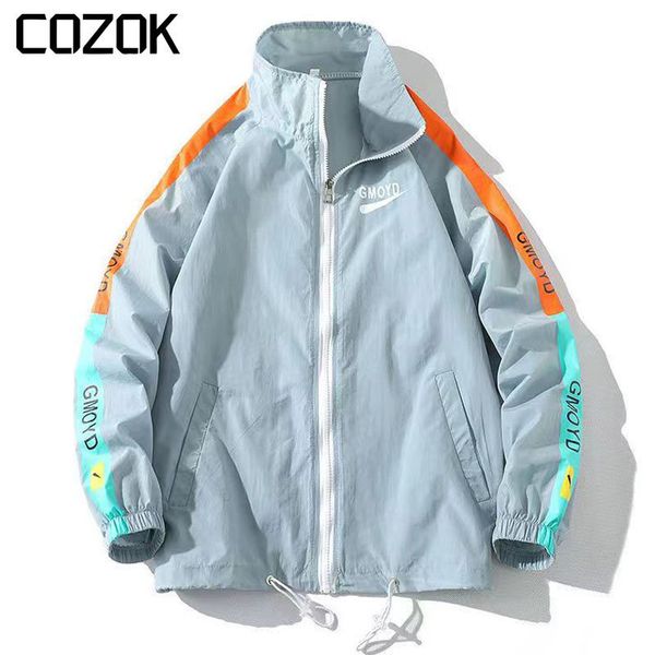mens jackets summer varsity men patchwork letter print thin windbreaker stand collar college street sunscreen coat couple 230726, Black;brown
mens jackets summer varsity men patchwork letter print thin windbreaker stand collar college street sunscreen coat couple 230726, Black;brown
