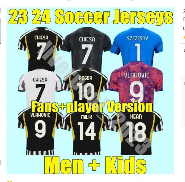 23 24 juventuss soccer jerseys di maria pogba jersey bonucci vlahovic mckennie 2023 2024 football shirt pellegrini men kids chiesa arthur ma, Black;yellow
23 24 juventuss soccer jerseys di maria pogba jersey bonucci vlahovic mckennie 2023 2024 football shirt pellegrini men kids chiesa arthur ma, Black;yellow