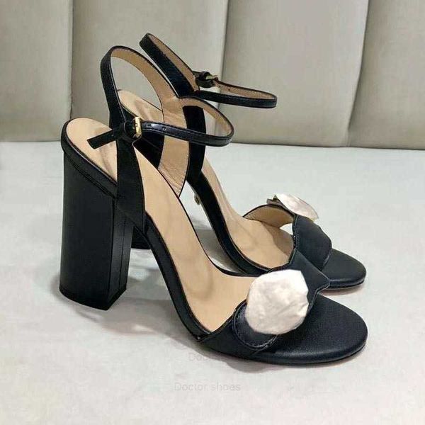 women's high heels open toe thick heel summer sandals leather designer large size fashion formal wear elegant temperament office shoes, Black
women's high heels open toe thick heel summer sandals leather designer large size fashion formal wear elegant temperament office shoes, Black
