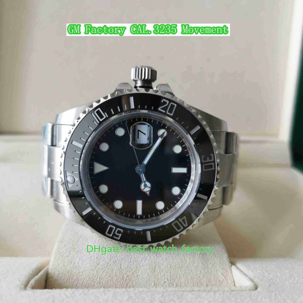 gm maker mens watch 43mm red sea-dweller 126600 ceramic bezel 904l steel waterproof cal.3235 movement mechanical automatic watches men', Slivery;brown
gm maker mens watch 43mm red sea-dweller 126600 ceramic bezel 904l steel waterproof cal.3235 movement mechanical automatic watches men', Slivery;brown