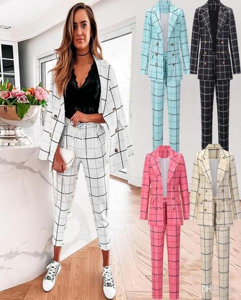 women039s two piece pants autumn winter women plaid blazer pieces suit long sleeve double breasted set drawstring slim setwomen4876810476, White
women039s two piece pants autumn winter women plaid blazer pieces suit long sleeve double breasted set drawstring slim setwomen4876810476, White