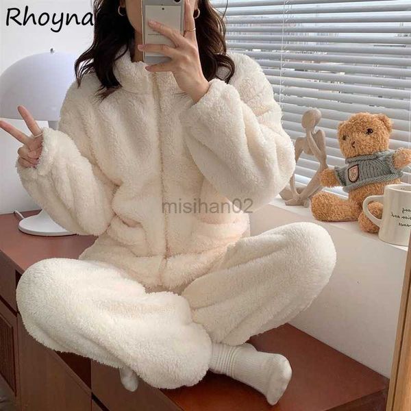 women's sleep lounge pajama set women sweet turtleneck sleepwear solid students homewear cozy all-match winter thicken warm female casu
women's sleep lounge pajama set women sweet turtleneck sleepwear solid students homewear cozy all-match winter thicken warm female casu