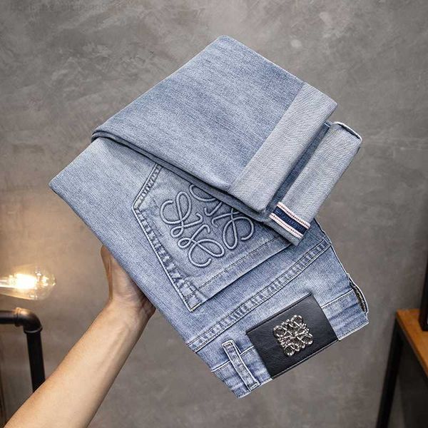 luxury mens jeans designer spring summer men jeans edition embroidered retro feet slim fit high end brand pants, Blue
luxury mens jeans designer spring summer men jeans edition embroidered retro feet slim fit high end brand pants, Blue