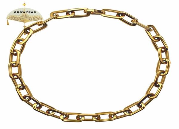 thick flat rounded rectangle goldcolor link chain necklace men women stainless steel fashion jewelry 1 piece 8864618, Silver
thick flat rounded rectangle goldcolor link chain necklace men women stainless steel fashion jewelry 1 piece 8864618, Silver