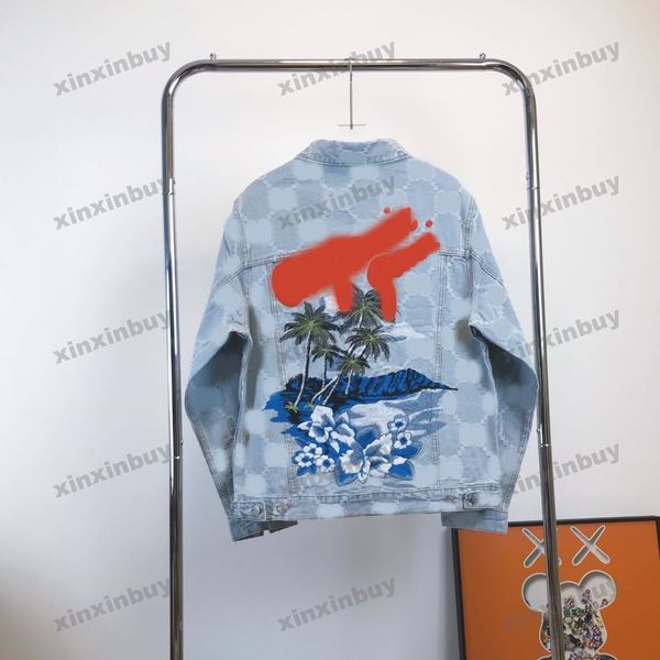 xinxinbuy men designer coat jacket coconut tree embroidery denim long sleeve women blue red green white m-2xl, Black;brown
xinxinbuy men designer coat jacket coconut tree embroidery denim long sleeve women blue red green white m-2xl, Black;brown