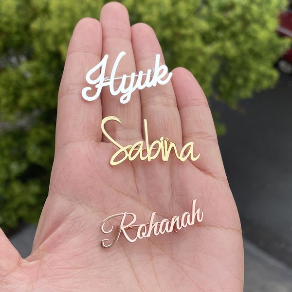 pins brooches 3umeter stainless steel customized name brooch men women suit personalized custom nameplate 230727, Gray
pins brooches 3umeter stainless steel customized name brooch men women suit personalized custom nameplate 230727, Gray