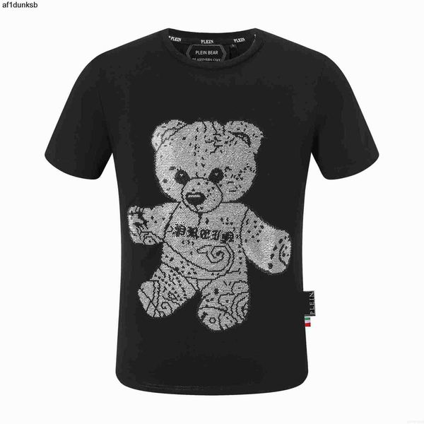 round philipps men plein teddy bear t neck shirt skull mens t-shirt designer tshirts ss clothing pp glass and with crystals hip hop tshirt t, White;black
round philipps men plein teddy bear t neck shirt skull mens t-shirt designer tshirts ss clothing pp glass and with crystals hip hop tshirt t, White;black