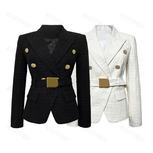 designer balman suits women blazers women luxury autumn women double breasted blazer with belts female small suit lion button jacquard slim, White;black
designer balman suits women blazers women luxury autumn women double breasted blazer with belts female small suit lion button jacquard slim, White;black