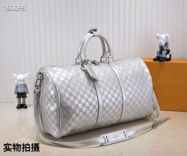 genuine leather silver plaid duffle bag classic keepall travel luggage large capcity weekend travel bags sport outdoor packs soft sided suit
genuine leather silver plaid duffle bag classic keepall travel luggage large capcity weekend travel bags sport outdoor packs soft sided suit