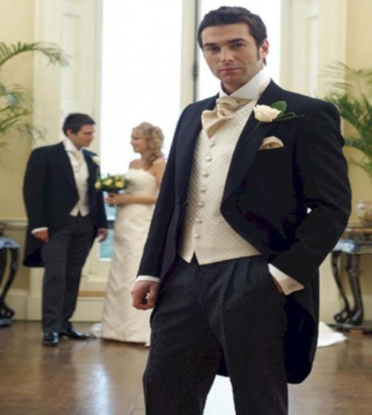 new morning style black groom tuxedos peak lapel man groomsman mens wedding suits bridegroom jacketpantstievest 1842507229, Black;gray
new morning style black groom tuxedos peak lapel man groomsman mens wedding suits bridegroom jacketpantstievest 1842507229, Black;gray