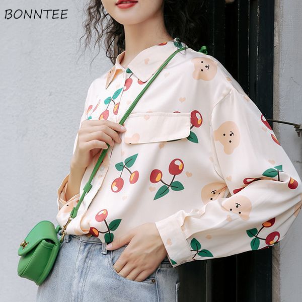 womens blouses shirts women vintage autumn allmatch fashionable korean style ladies print cute streetwear chic student daily soft 230726, White
womens blouses shirts women vintage autumn allmatch fashionable korean style ladies print cute streetwear chic student daily soft 230726, White