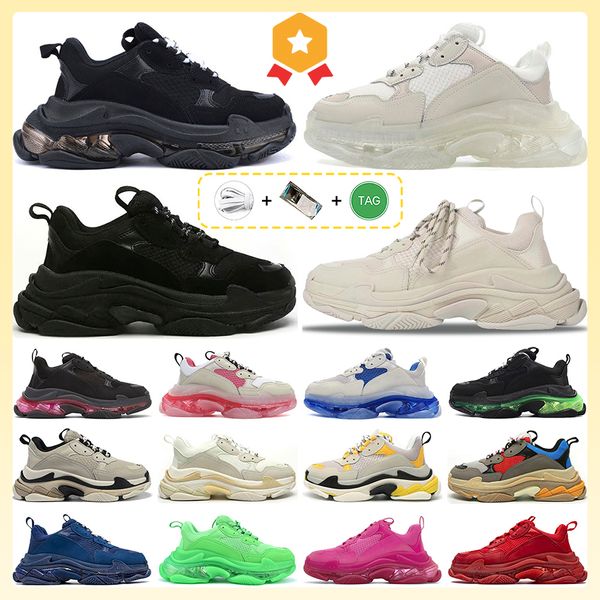 2023 triple s men women shoes designer casual shoe platform sneakers clear sole black white grey red pink blue royal neon green mens trainer
2023 triple s men women shoes designer casual shoe platform sneakers clear sole black white grey red pink blue royal neon green mens trainer