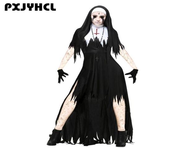 halloween nun scary cosplay costume women black vampire fantasy dress terror sister party disguise sets female fancy for adult2387544, Black;red
halloween nun scary cosplay costume women black vampire fantasy dress terror sister party disguise sets female fancy for adult2387544, Black;red