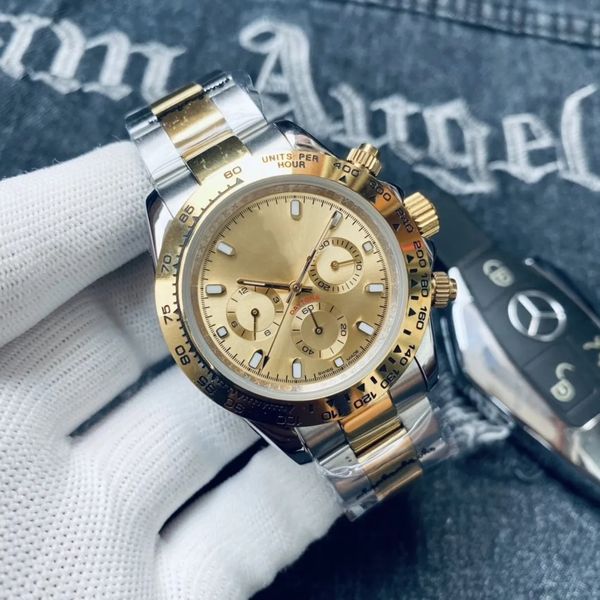mens automatic mecanical day date watces 41mm stainless steel strap gold wristwatces ceramic case design montre de luxe fasion, Slivery;golden
mens automatic mecanical day date watces 41mm stainless steel strap gold wristwatces ceramic case design montre de luxe fasion, Slivery;golden