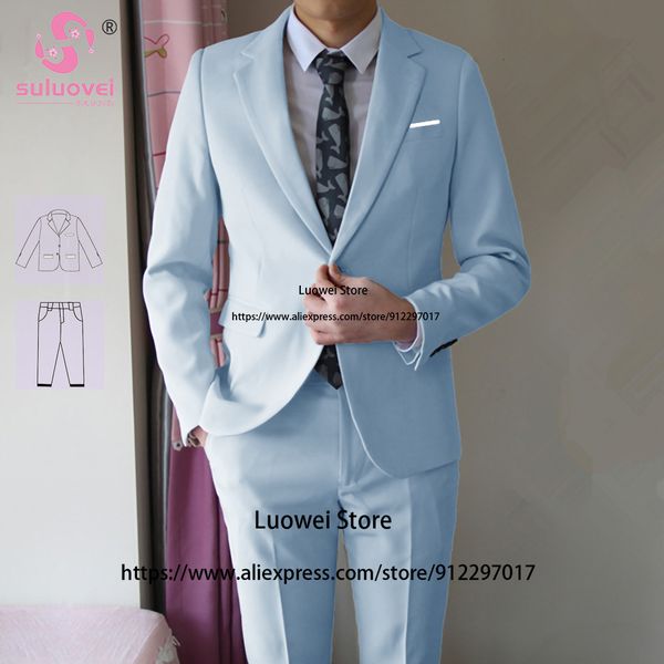 mens suits blazers customized size color fashion wedding for men slim fit 2 piece pants set grooms dinner tuxedos terno masculinos completo, White;black
mens suits blazers customized size color fashion wedding for men slim fit 2 piece pants set grooms dinner tuxedos terno masculinos completo, White;black