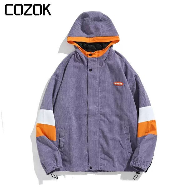 mens jackets spring patchwork corduroy varsity men high street autumn hooded baseball coat vintage college bomber outwear couple 230726, Black;brown
mens jackets spring patchwork corduroy varsity men high street autumn hooded baseball coat vintage college bomber outwear couple 230726, Black;brown
