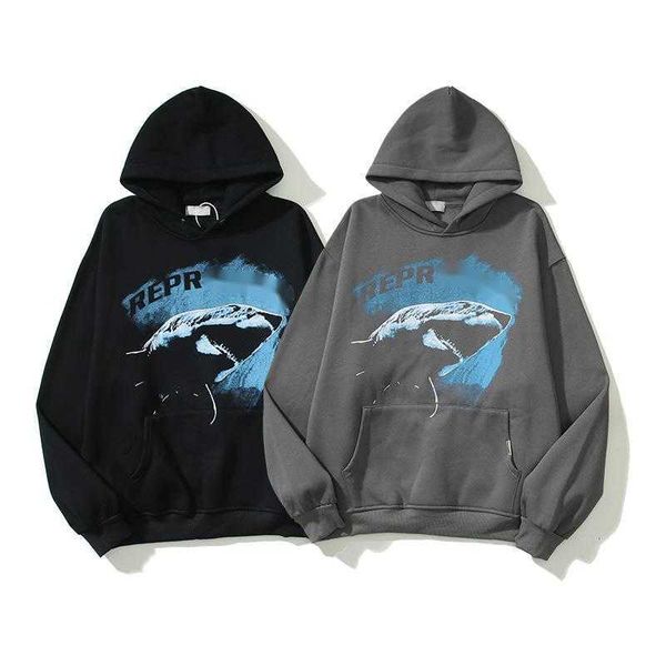 designer men's sweatshirt autumn and winter jaws printed hooded sweatshirt high street retro hip hop men and women couple with the same, Black
designer men's sweatshirt autumn and winter jaws printed hooded sweatshirt high street retro hip hop men and women couple with the same, Black