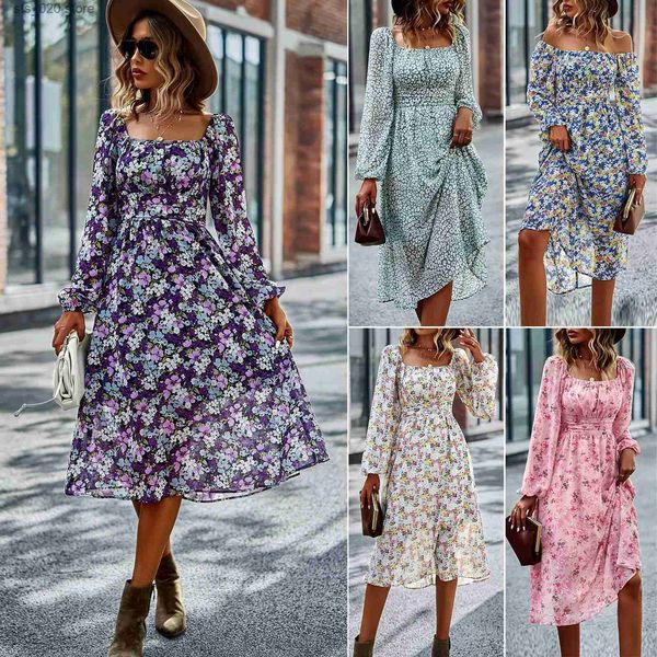 basic casual dresses independently designed fashionable printed dress spring/summer 2023 new french square neck skirt t230727, Black;gray
basic casual dresses independently designed fashionable printed dress spring/summer 2023 new french square neck skirt t230727, Black;gray