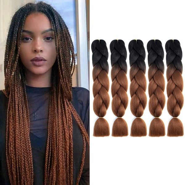 24 inch ombre braiding hair gray jumbo braiding hair extensions synthetic braids 2 tones gray hair for box braids crochet braids 100g j2, Black
24 inch ombre braiding hair gray jumbo braiding hair extensions synthetic braids 2 tones gray hair for box braids crochet braids 100g j2, Black