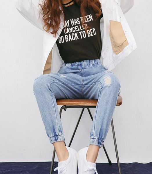 girls female blue boyfriend jeans pants women elastic mid waist button long trousers dual pockets ripped jeans7961947
girls female blue boyfriend jeans pants women elastic mid waist button long trousers dual pockets ripped jeans7961947