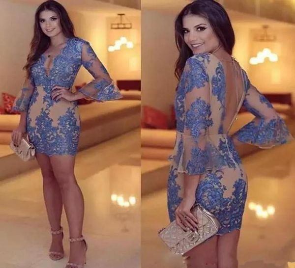 blue cocktail dresses backless long sleeve v neck lace prom dress see through mini evening gowns6353176, Black
blue cocktail dresses backless long sleeve v neck lace prom dress see through mini evening gowns6353176, Black