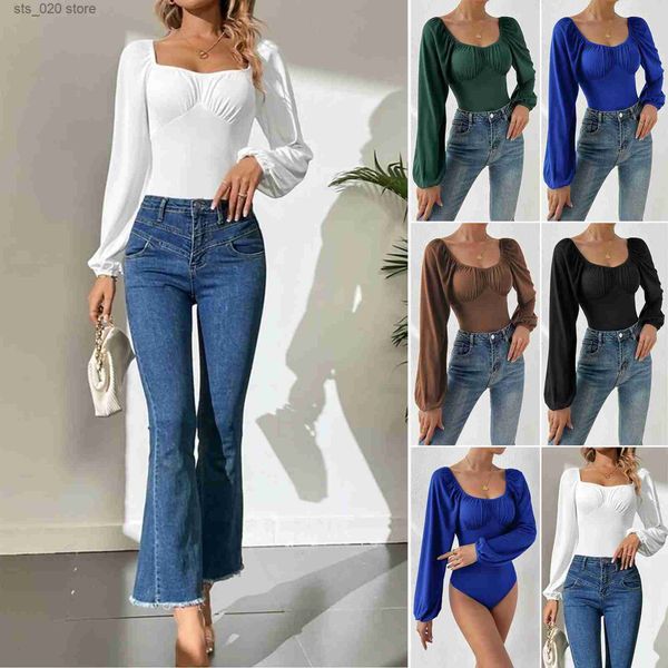 women's jumpsuits rompers square neck long sleeved jumpsuit for women spring/summer 2023 slimming and jumpsuit t230727, Black;white
women's jumpsuits rompers square neck long sleeved jumpsuit for women spring/summer 2023 slimming and jumpsuit t230727, Black;white
