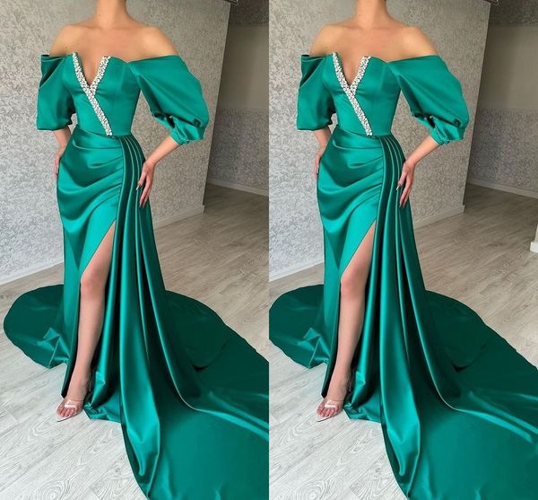 elegant dubai arabic sheath evening dresses off shoulder half sleeves side split formal evening party dress prom birthday pageant celebrity, Black;red
elegant dubai arabic sheath evening dresses off shoulder half sleeves side split formal evening party dress prom birthday pageant celebrity, Black;red